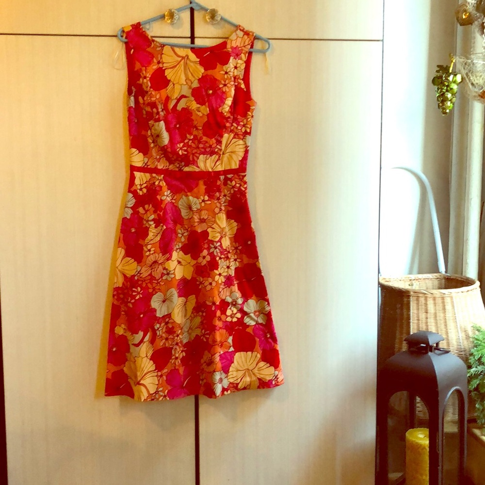 Floral sleeveless dress